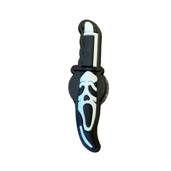 CROCS Accessories Ghostface Scream Knife Croc Charm Poshmark